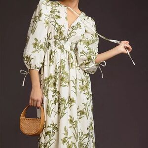 Hunter Bell Clementine Dress in Green Lily